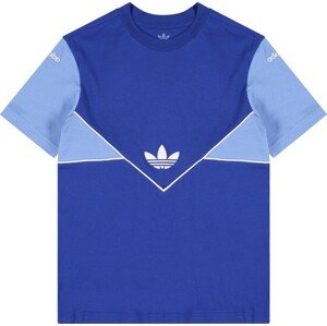 Tričko 'Adicolor' adidas Originals modrá / světlemodrá / bílá