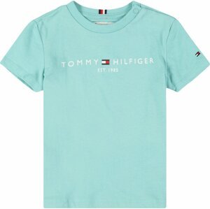 Tričko Tommy Hilfiger námořnická modř / aqua modrá / červená / bílá