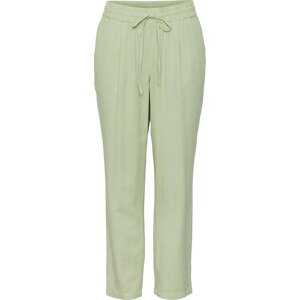 Kalhoty se sklady v pase 'Jesmilo' Vero Moda pastelově zelená