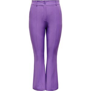 Kalhoty 'THEA' ONLY Carmakoma tmavě fialová