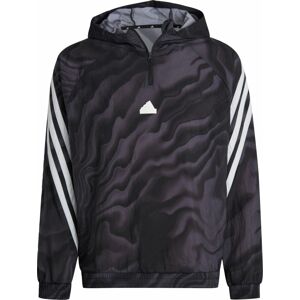 Sportovní bunda ADIDAS SPORTSWEAR tmavě šedá / černá / bílá