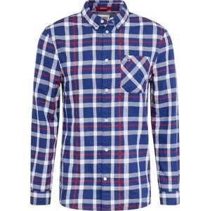 Košile Tommy Jeans královská modrá / červená / bílá