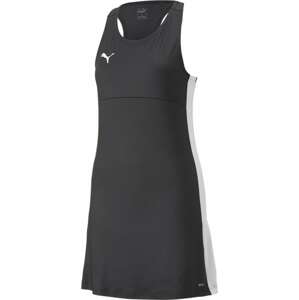 Sportovní šaty 'TeamLIGA' Puma černá / bílá
