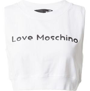 Top Love Moschino černá / bílá