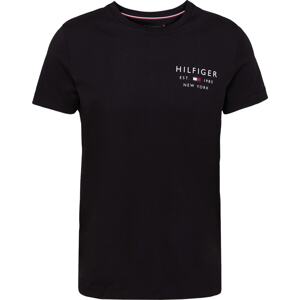 Tričko Tommy Hilfiger marine modrá / červená / černá / bílá