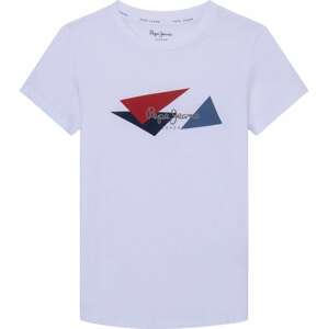 Tričko 'BYRON' Pepe Jeans námořnická modř / kouřově šedá / karmínově červené / bílá