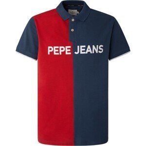 Tričko 'Jan' Pepe Jeans marine modrá / červená / bílá
