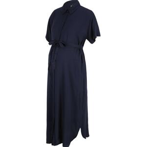 Košilové šaty 'Bumpy' Vero Moda Maternity námořnická modř