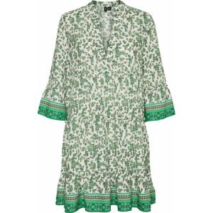 Šaty 'MILAN' Vero Moda béžová / zelená / pastelově zelená / černá