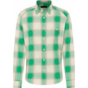 Košile 'LAREMTO' drykorn béžová / zelená / bílá