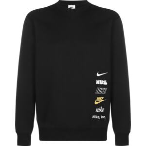 Mikina 'Club Fleece+' Nike Sportswear bílá