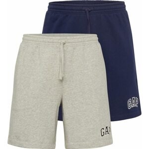 Kalhoty GAP námořnická modř / šedý melír / bílá