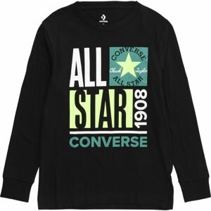 Tričko 'ALL STAR' Converse mátová / nefritová / černá / bílá