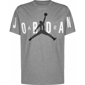 Tričko Jordan šedá / černá / bílá