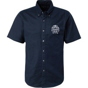 Košile Abercrombie & Fitch noční modrá / bílá