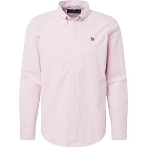 Košile Abercrombie & Fitch hnědá / kari / růžová