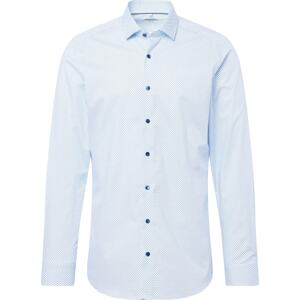 Košile 'Level 5' Olymp námořnická modř / světlemodrá