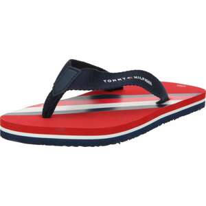 Otevřená obuv Tommy Hilfiger marine modrá / červená / bílá