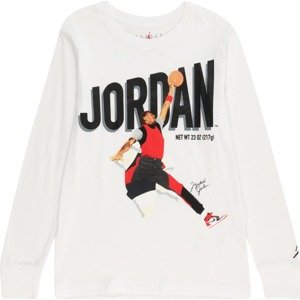 Tričko Jordan broskvová / červená / černá / bílá