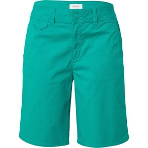 Chino kalhoty s.Oliver trávově zelená