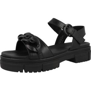 Páskové sandály Caprice černá