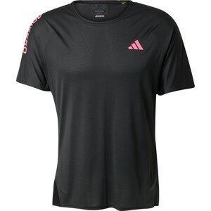 Funkční tričko 'Adizero' adidas performance pink / černá