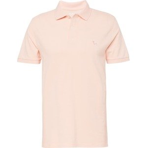 Tričko Abercrombie & Fitch oranžová / meruňková / bílá