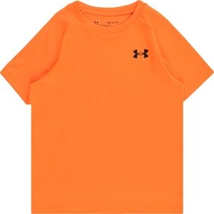 Funkční tričko 'Tech 2.0' Under Armour oranžová / černá