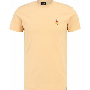 Tričko 'Flutscher' Iriedaily žlutá / zelená / meruňková / červená