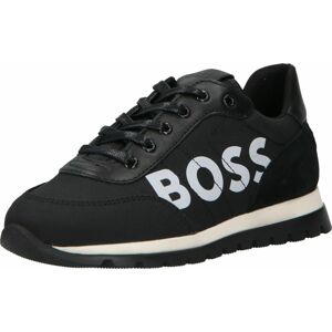 Tenisky BOSS Kidswear černá / bílá