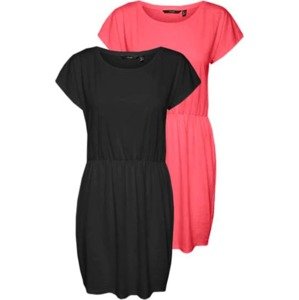 Šaty 'LUNA' Vero Moda pink / černá