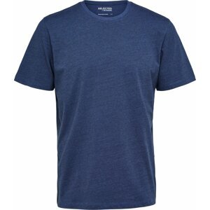 Tričko 'ASPEN' Selected Homme enciánová modrá