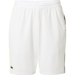 Sportovní kalhoty Lacoste Sport žlutá / zelená / burgundská červeň / bílá