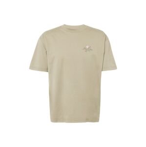 Tričko Abercrombie & Fitch krémová / žlutá / olivová / starorůžová