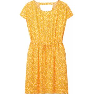 Letní šaty Tom Tailor Denim jasně oranžová / offwhite
