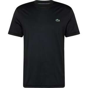 Funkční tričko Lacoste Sport zelená / černá / bílá