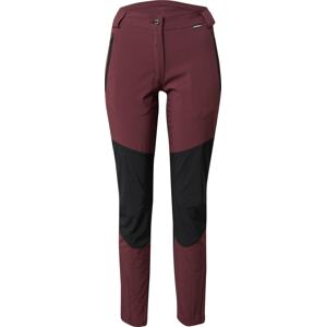 Sportovní kalhoty 'DORAL' icepeak burgundská červeň / černá / bílá