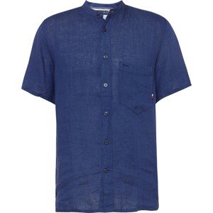 Košile 'Mandarin' Tommy Hilfiger tmavě modrá