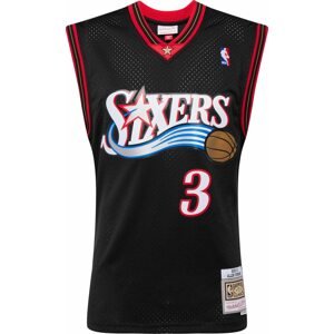 Tričko 'Philadelphia 76ers Allen Iverson' Mitchell & Ness modrá / červená / černá / bílá