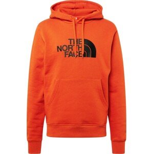 Mikina 'Drew Peak' The North Face tmavě oranžová / černá