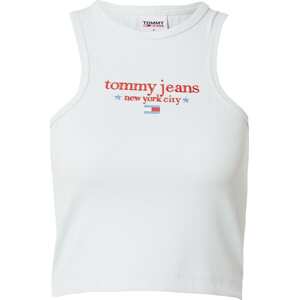 Top Tommy Jeans modrá / pastelová modrá / červená