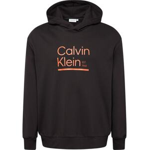 Mikina Calvin Klein Big & Tall červená / černá