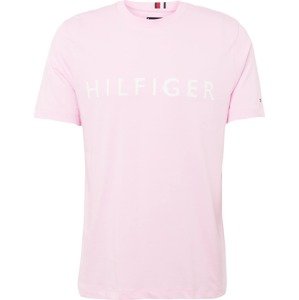 Tričko Tommy Hilfiger modrá / růžová / bílá