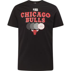 Tričko 'NBA Chicago Bulls' new era červená / černá / bílá