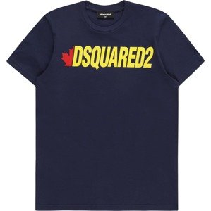Tričko Dsquared2 námořnická modř / žlutá / červená