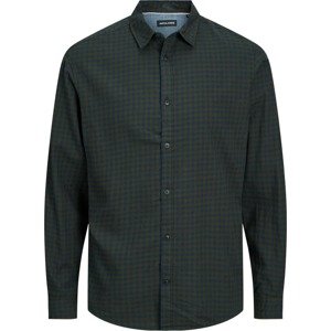 Košile 'Gingham' Jack & Jones Plus námořnická modř / zelená