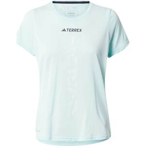Funkční tričko 'Agravic' adidas Terrex tyrkysová / černá / bílá