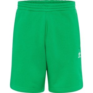 Kalhoty 'Trefoil Essentials' adidas Originals zelená / bílá