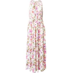 Letní šaty Esprit béžová / khaki / lososová / světle růžová