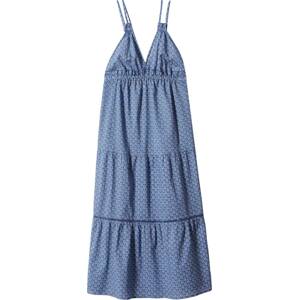 Letní šaty 'Luna' Mango modrá / černá / bílá